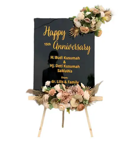 Papan Bunga Akrilik Gantung